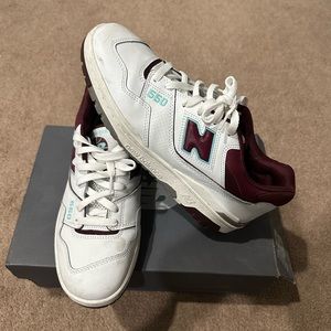 New Balance 550s (Burgundy & Turquoise)